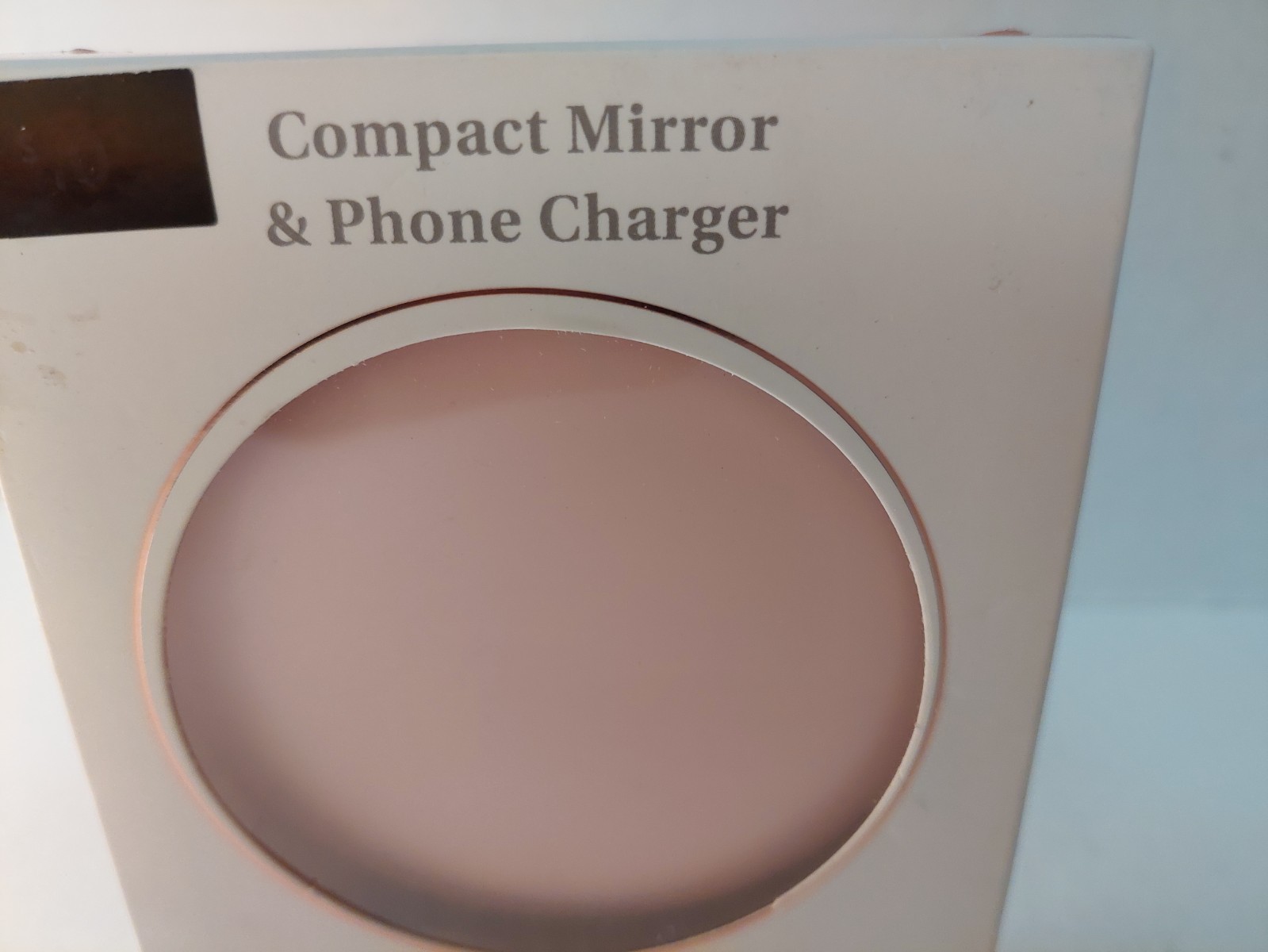 Compact Mirror And Phone Charger LED Ring Light Rechargeable 2X New Sealed