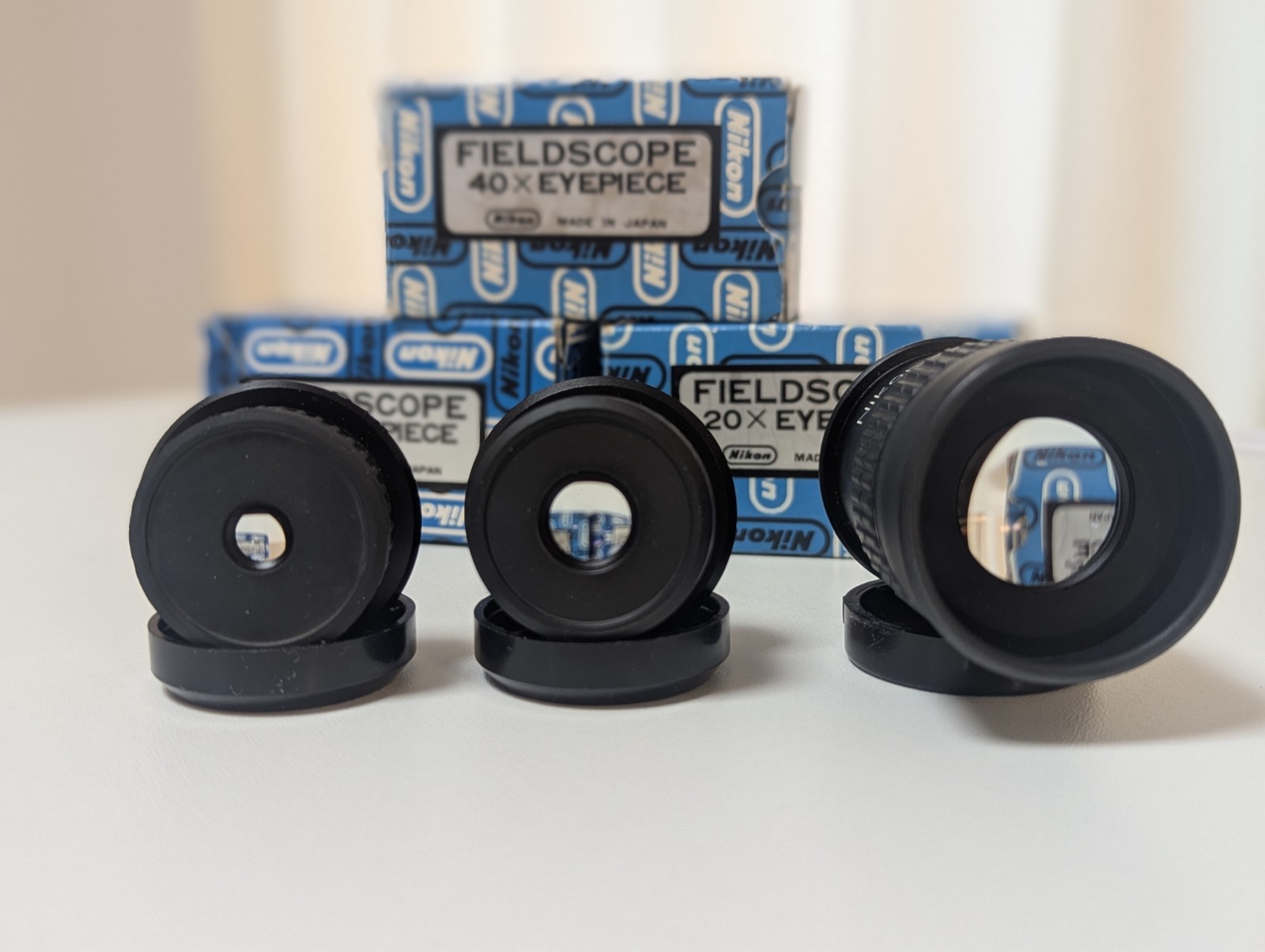 [Mint in Box 20x 40x 60x Set] Nikon Fieldscope Eyepiece For ED 78 From Japan 246
