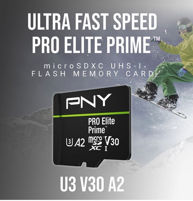 PNY PRO Elite Prime 1.5TB microSDXC UHS-I U3 V30 A2 Class 10 Card
