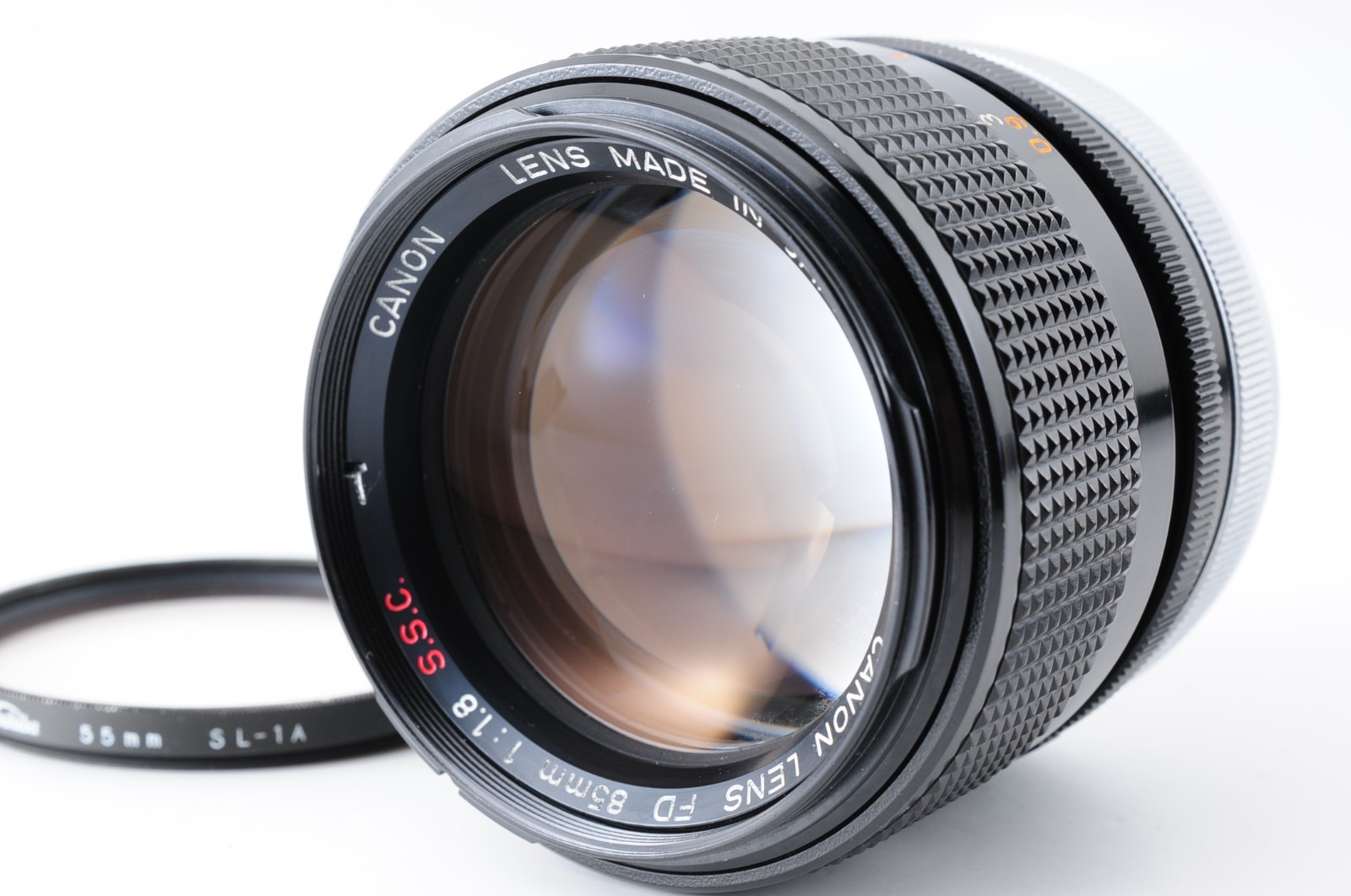 [EXC+5] Canon FD 85mm f/1.8 S.S.C. SSC Prime Portrait MF Lens From JAPAN