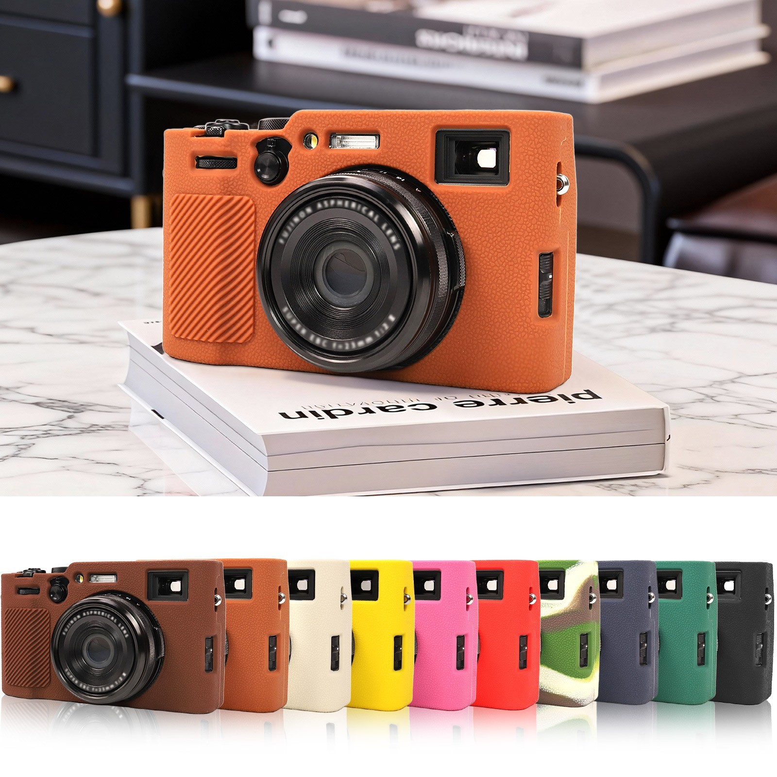Frosted Matte Silicone Case Protective Cover Camera Shell for Fujifilm X100VI