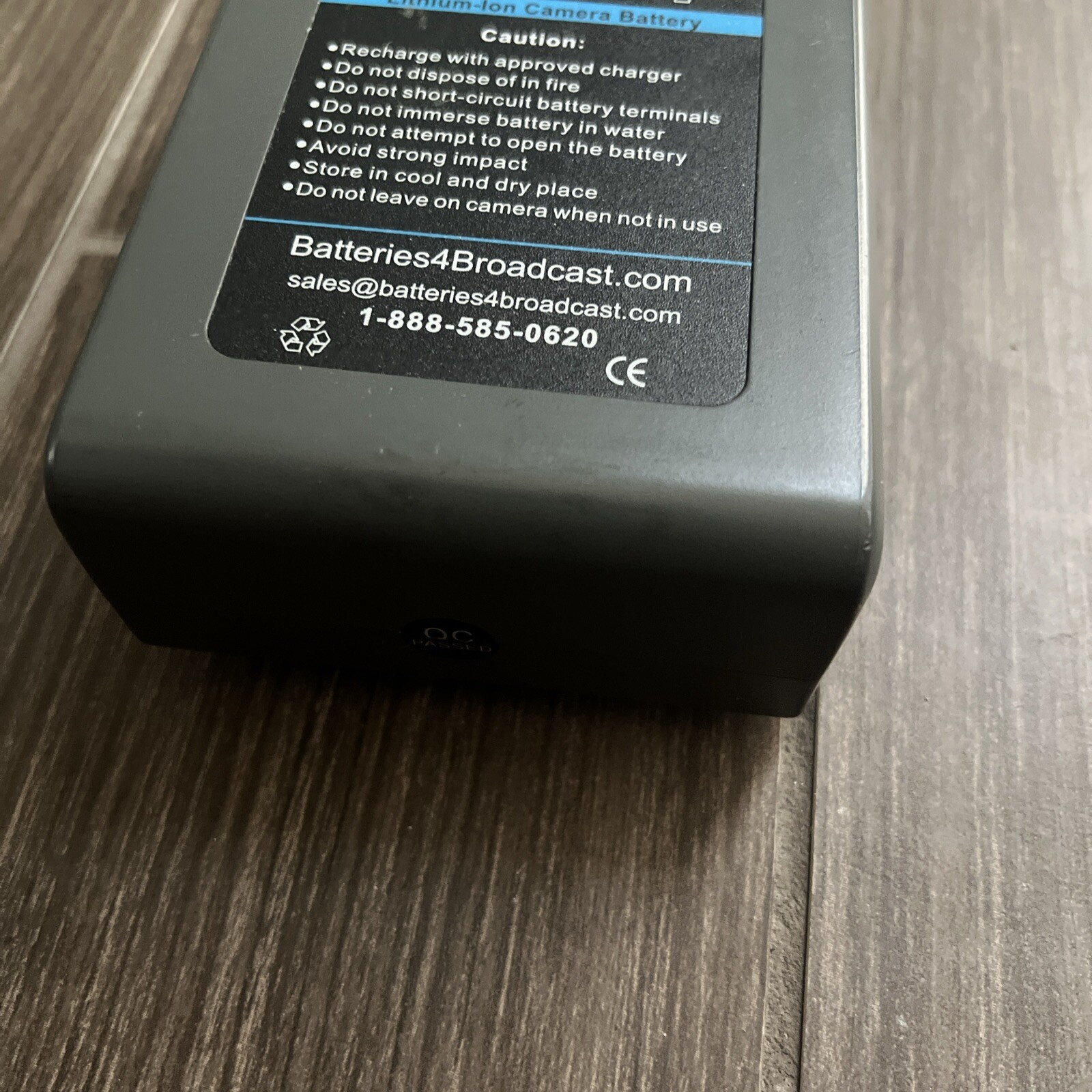 B4B Battery for Broadcast Cameras Lithium-Ion Camera Battery