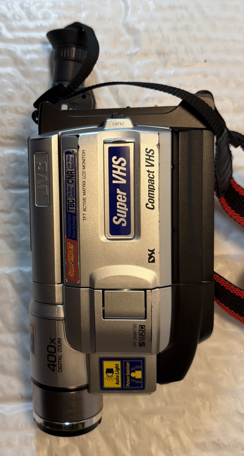 JVC GR-SXM730U Super VHS-C Camcorder 400x Zoom w/ Charger & Battery – Works!