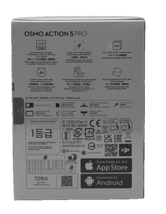 NEW DJI Osmo Action 5 Pro Essential Combo Action Camera