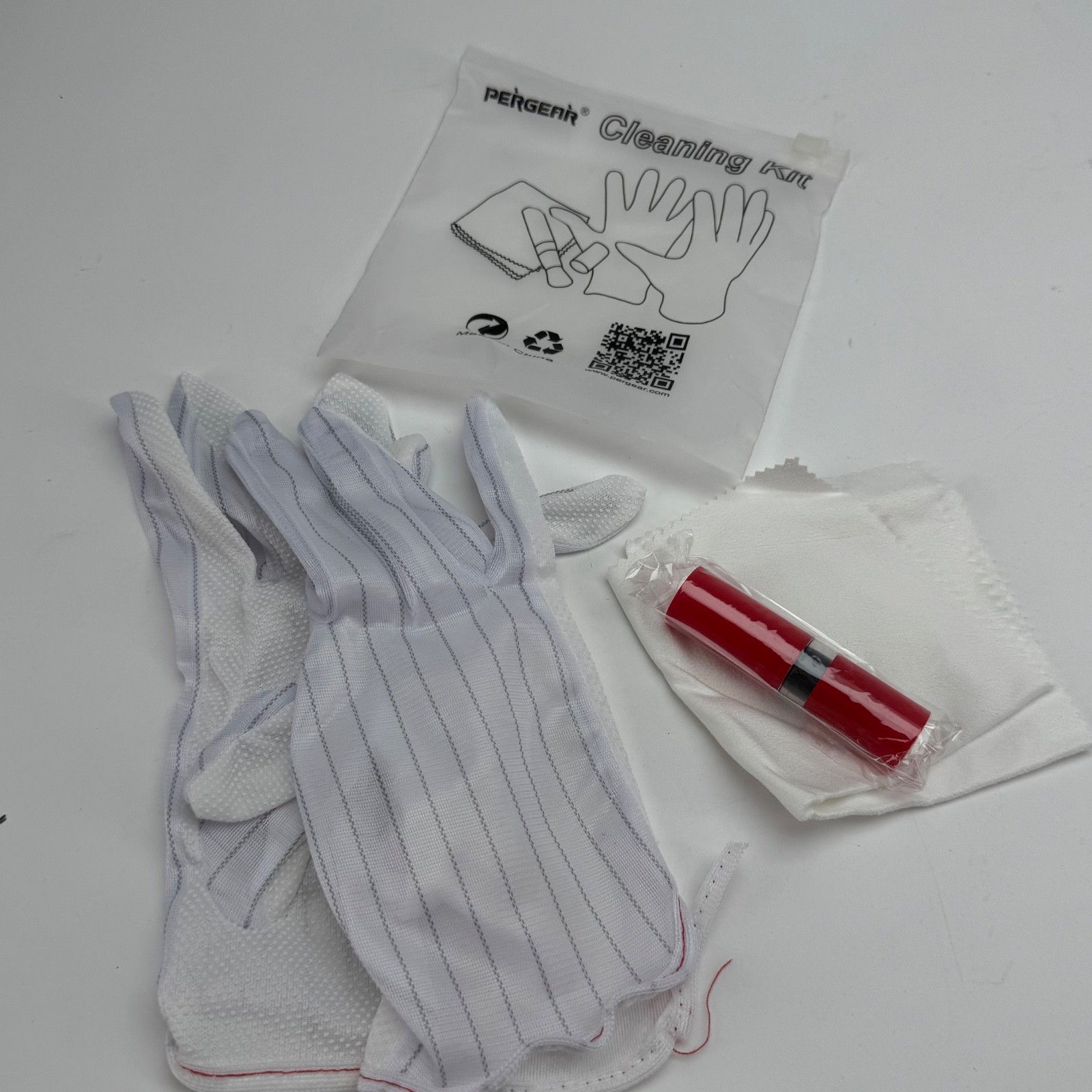 Pergear Camera Lens Cleaning Kit Gloves Cloth Cleaning Pen Photography