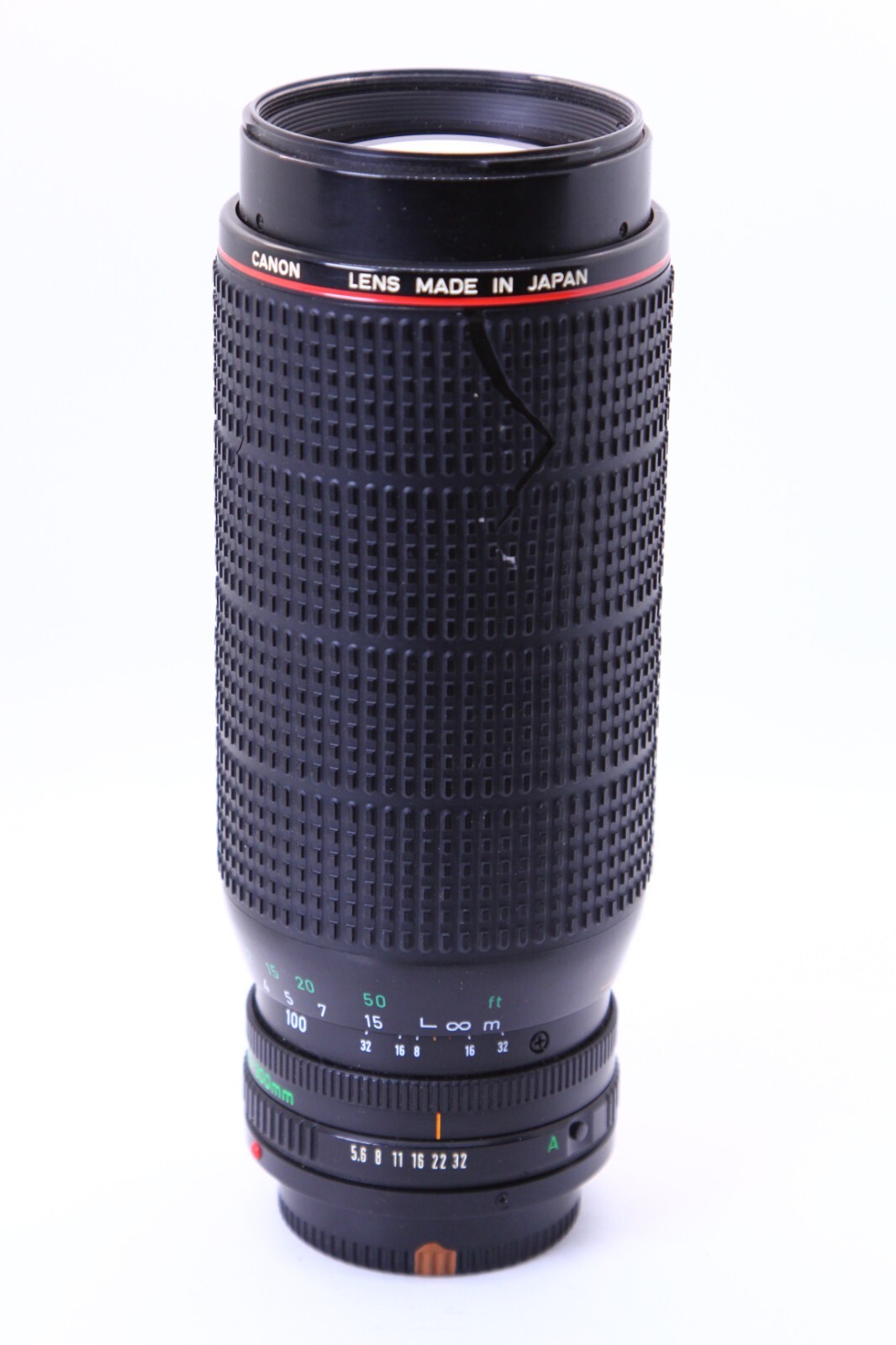 Canon FD 100-300mm F/5.6 L Series Lens zoom Japan with case & box 100-300/5.6L