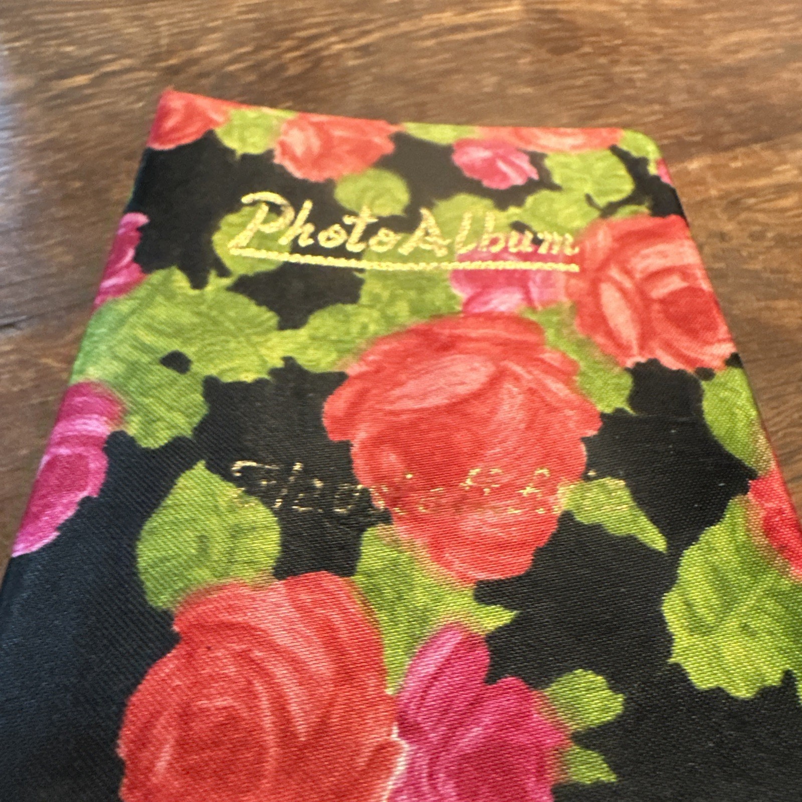 Vintage Retro Floral Pocket Photo Book Flagstaff AZ 4×3 as is