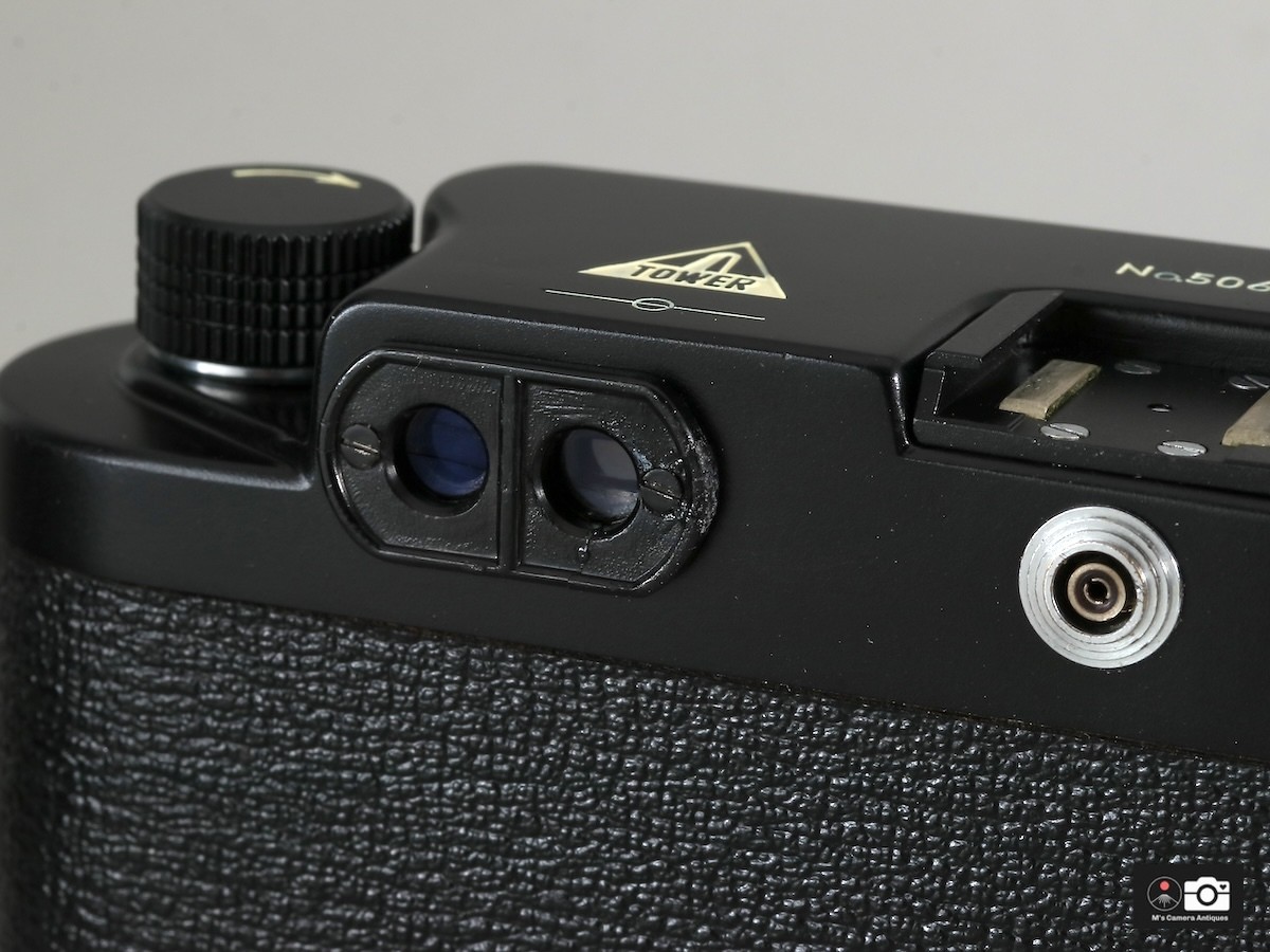 CLA’d,TOWER 35 (Nicca 3-F)Rangefinder camera Black repaint Exc++ From JP#5062