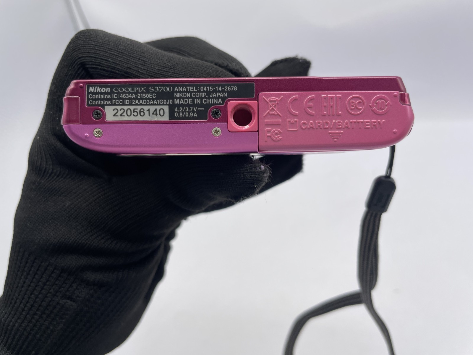 READ Nikon COOLPIX S3700 pink 8x Optical Zoom Compact Digital Camera 2333