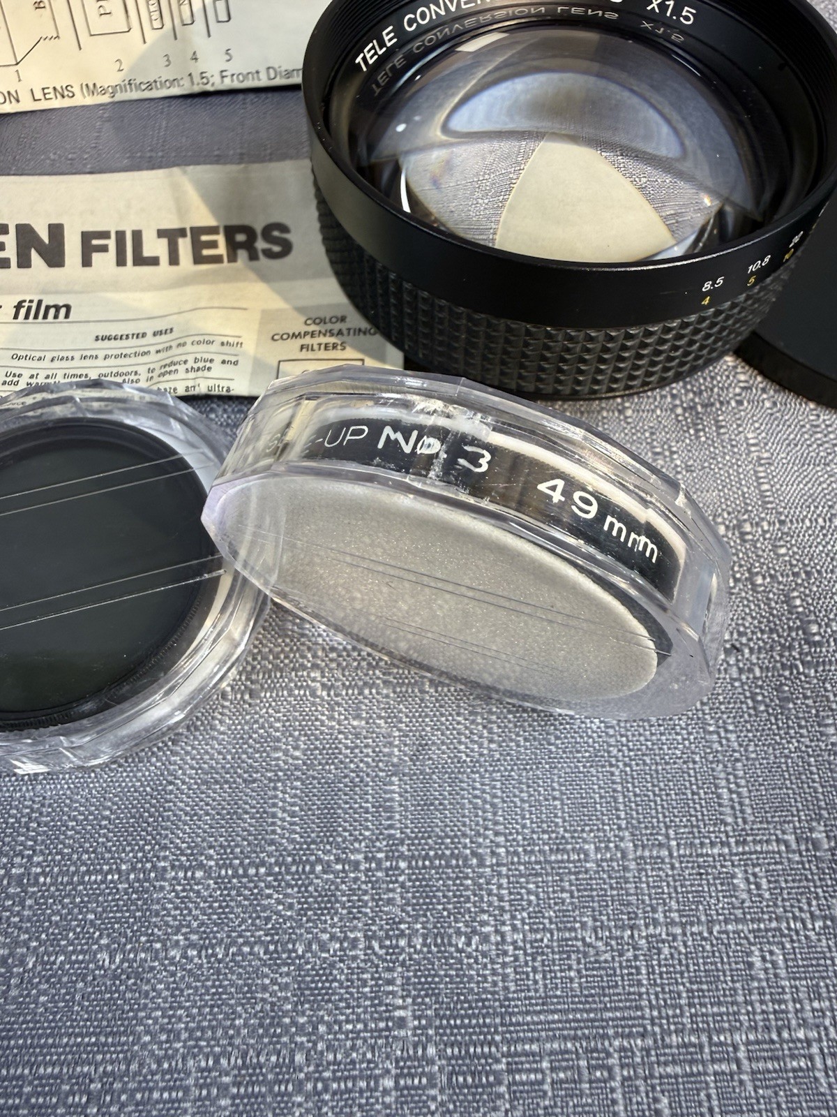 Panasonic PK-L078 Lens Converter Kit Adaptor and caps VTG