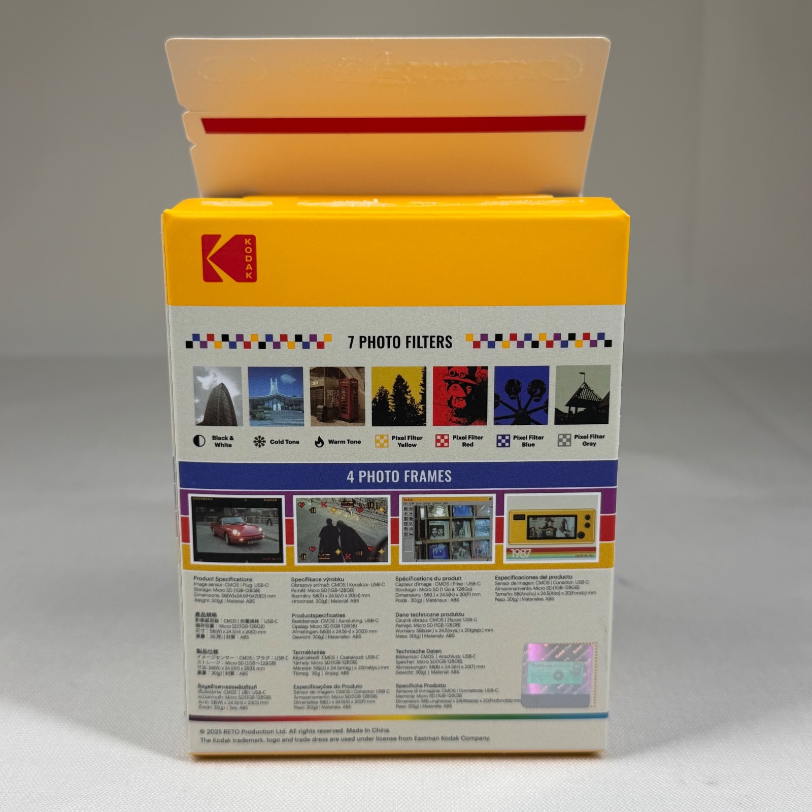 Kodak Charmera 1987 Keychain Digital Camera Type 04 White Color Block NEVER USED