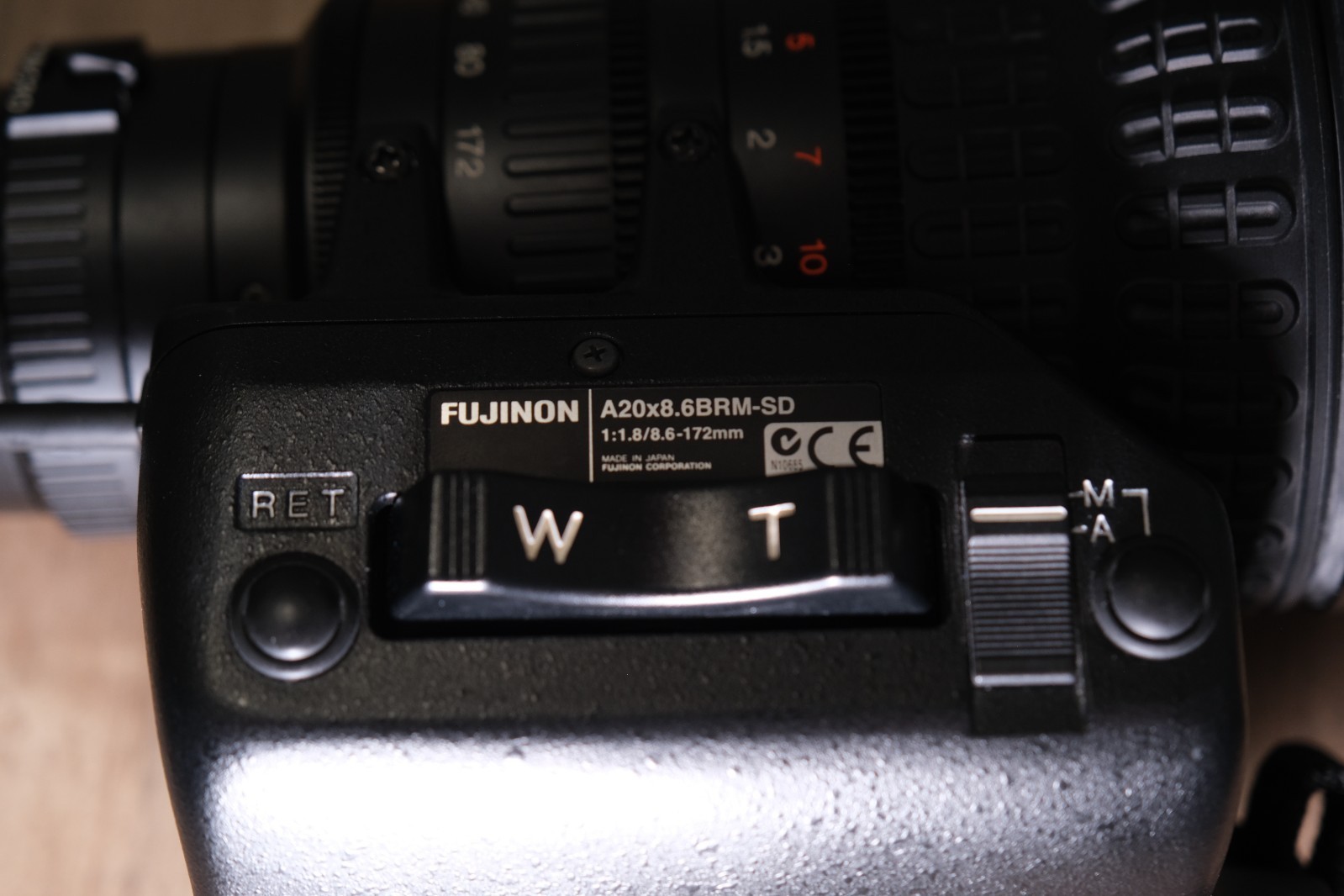 Open Box FUJINION A20x8.6BRM-SD Broadcast ZOOM Lens 1:1.8/8.6-172mm