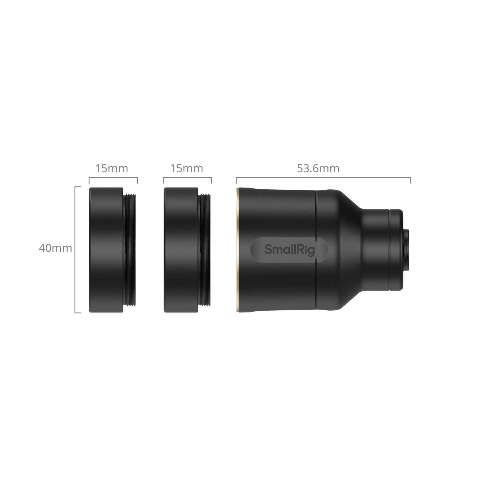 SmallRig 2x Magnification Telephoto & Macro Lens Kit for Phones (T-Mount) 5334
