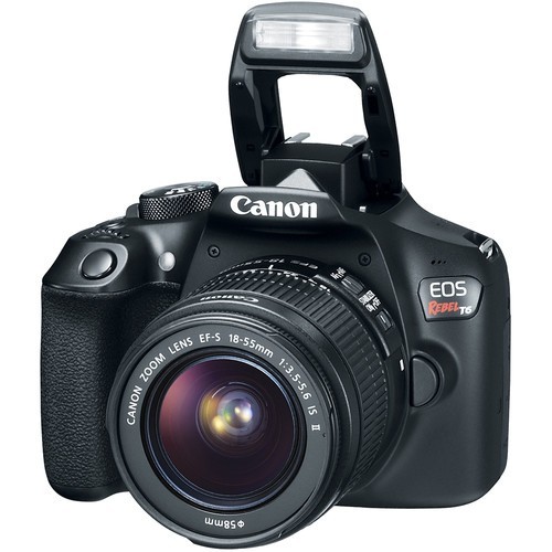 Brand new Condition! Canon EOS Rebel T6 18MP Digital Camera Black Kit 18-55 lens