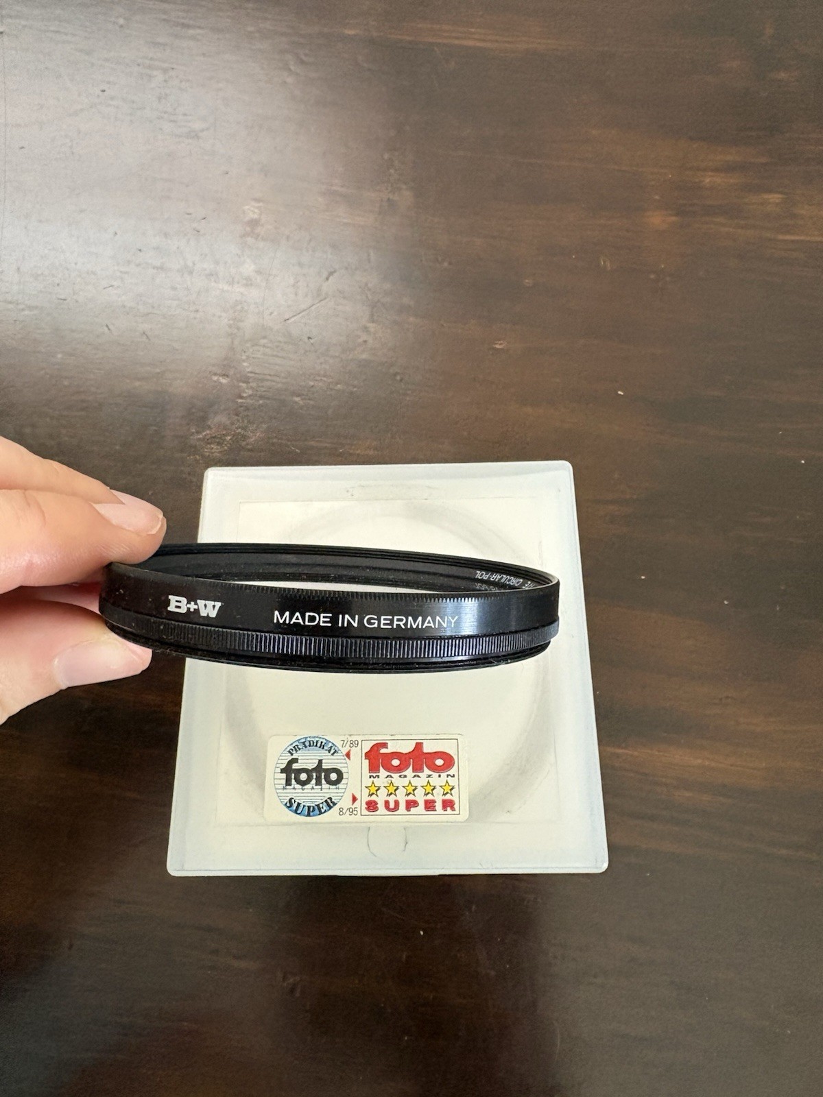 B+W 77mm Circular Polarizer Camera Lens Filter Threaded 77E Germany