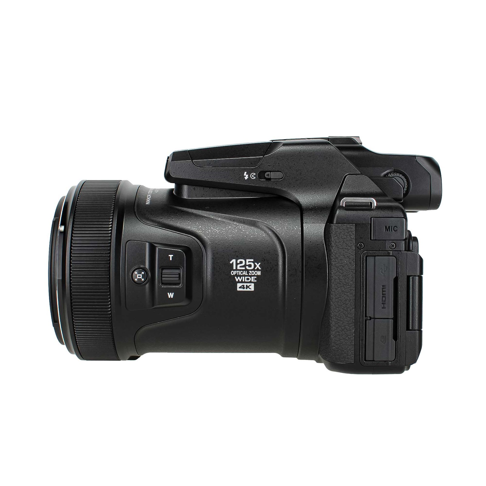 Nikon COOLPIX P1100 125x Super Zoom Compact Digital Camera + Mic + Monitor –