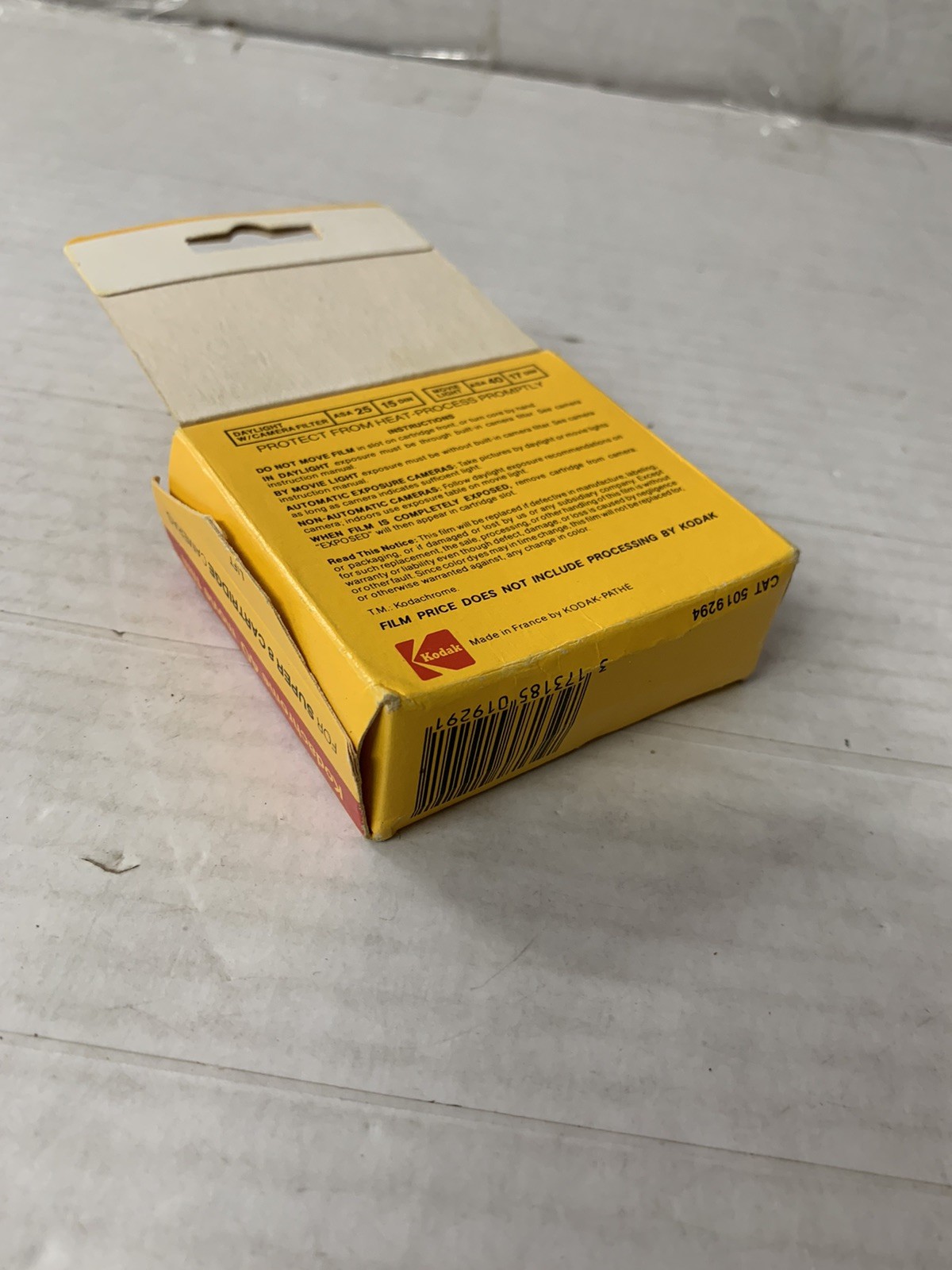 Vintage Sealed Kodachrome 40 Color Movie Film Type A 50 ft Super 8 Cartridge