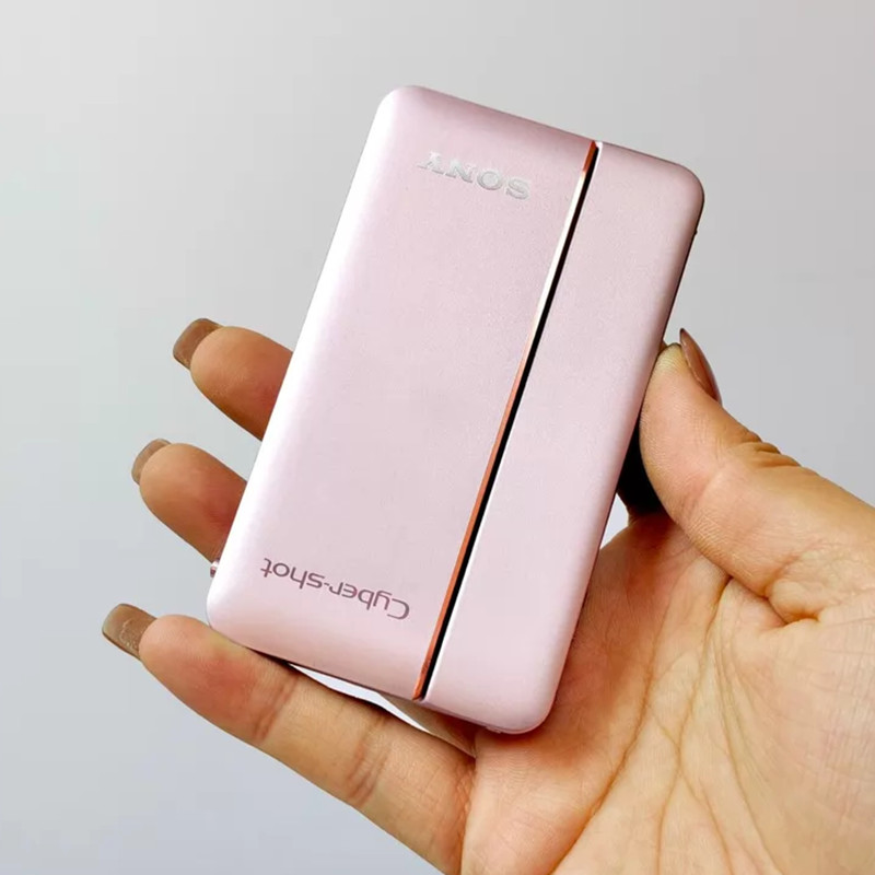SONY CyberShot DSC-TX66 Digital Camera 18.2MP Pink Slim CCD Camera English