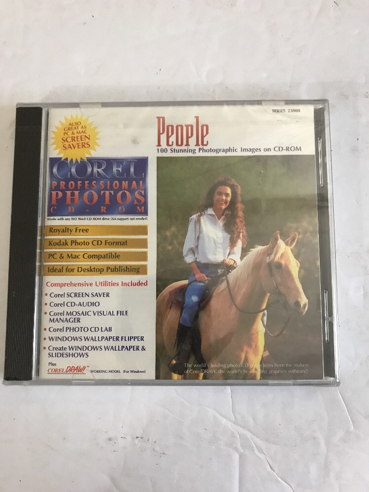 PEOPLE Corel Professional Photos CD-Rom Brand New Ships N 24hrs
