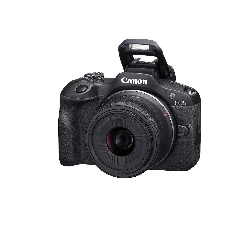 Canon EOS R100 RF-S18-45mm F4.5-6.3 IS STM Lens Kit: 24.1MP Mirrorless Excellent
