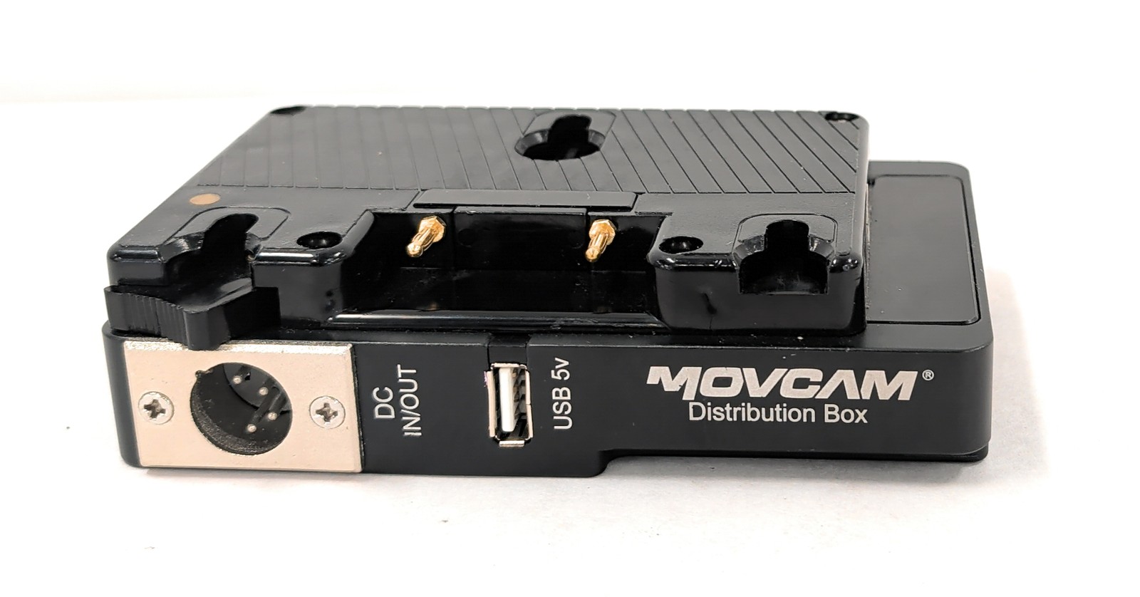 Movcam Anton Bauer Gold Mount Power Distribution Box Converter 5V USB 8.4V