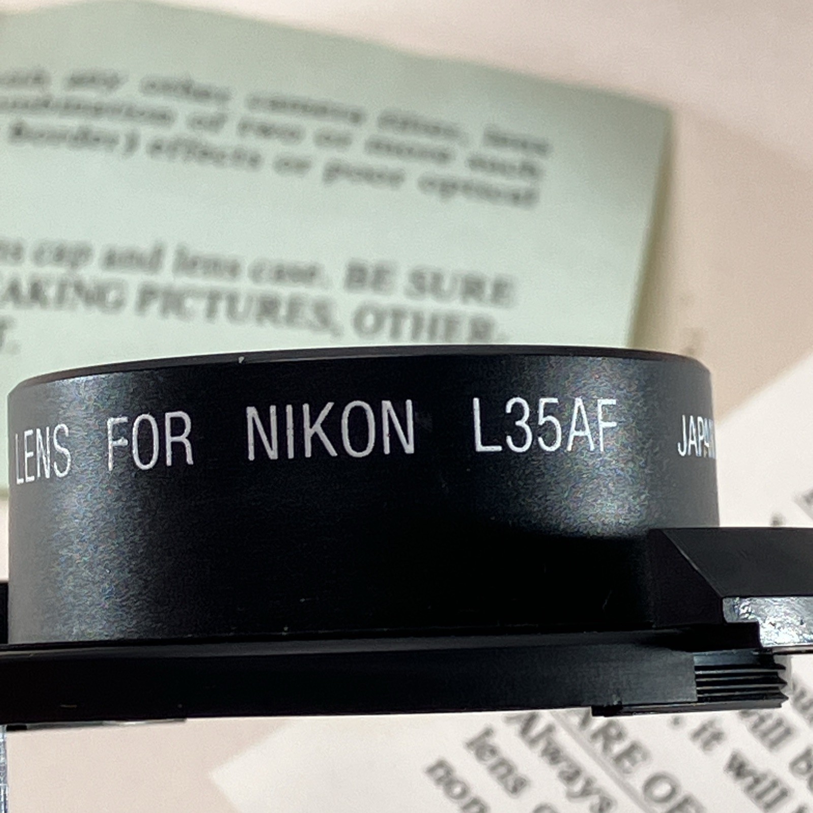 Auxiliary Lens Star-D Gold Line Set Nikon L35AF Telephoto & Wide Angle SDG-6609
