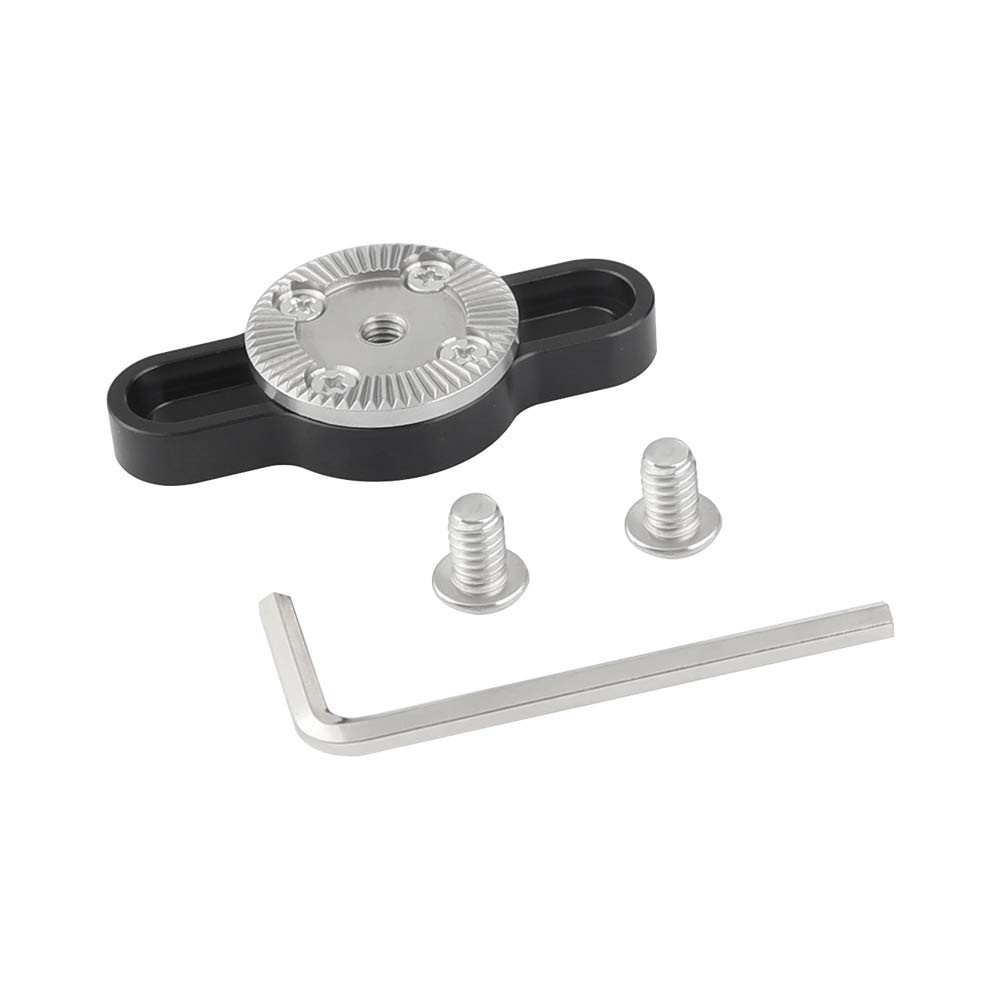 Standard M6 Rosette Connecting Adapter Mount with Two 1/4″-20 Thru Screws