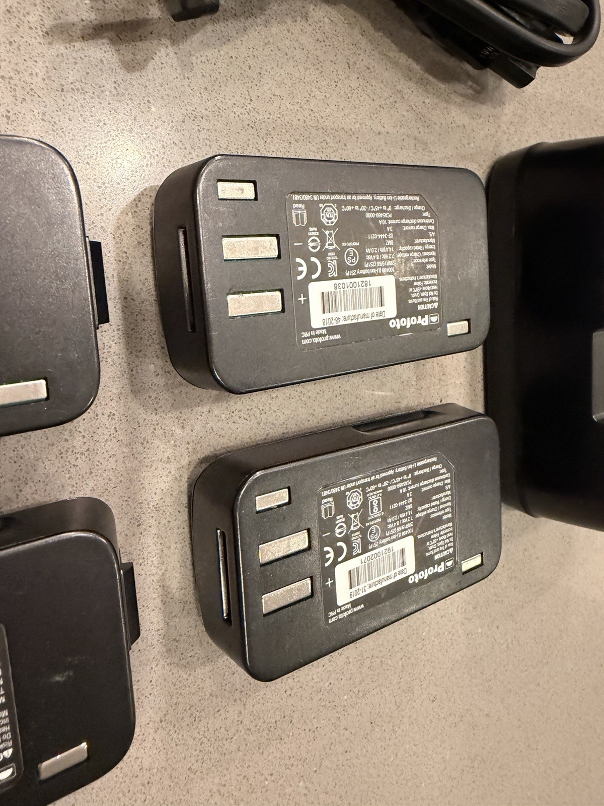 4 Profoto Li-Ion Battery for A1, A1X, And A10 (100498) + Charger