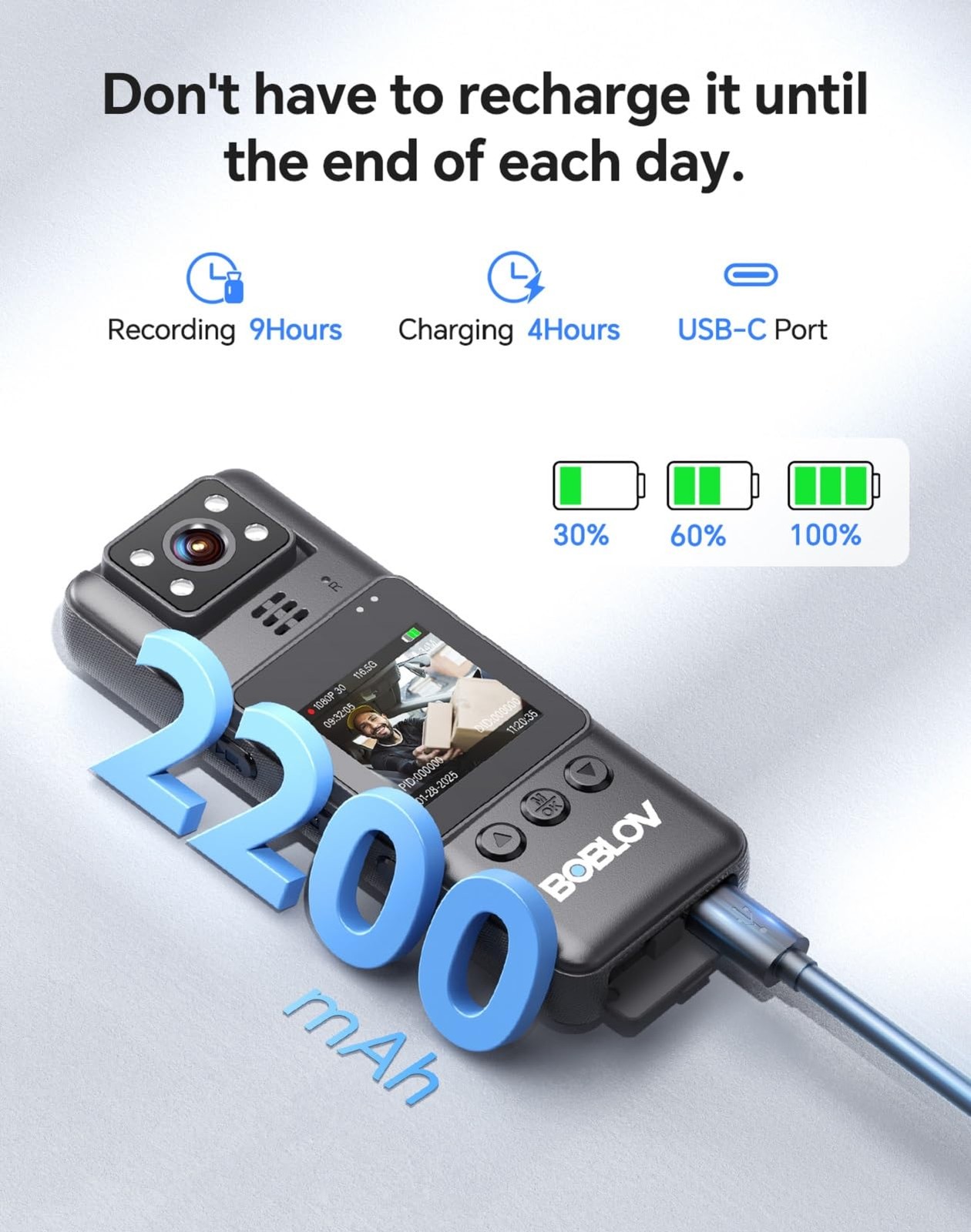 Mini Body with Video: 128G Action , Small Cameras for Vlogging with 9Hrs Long…