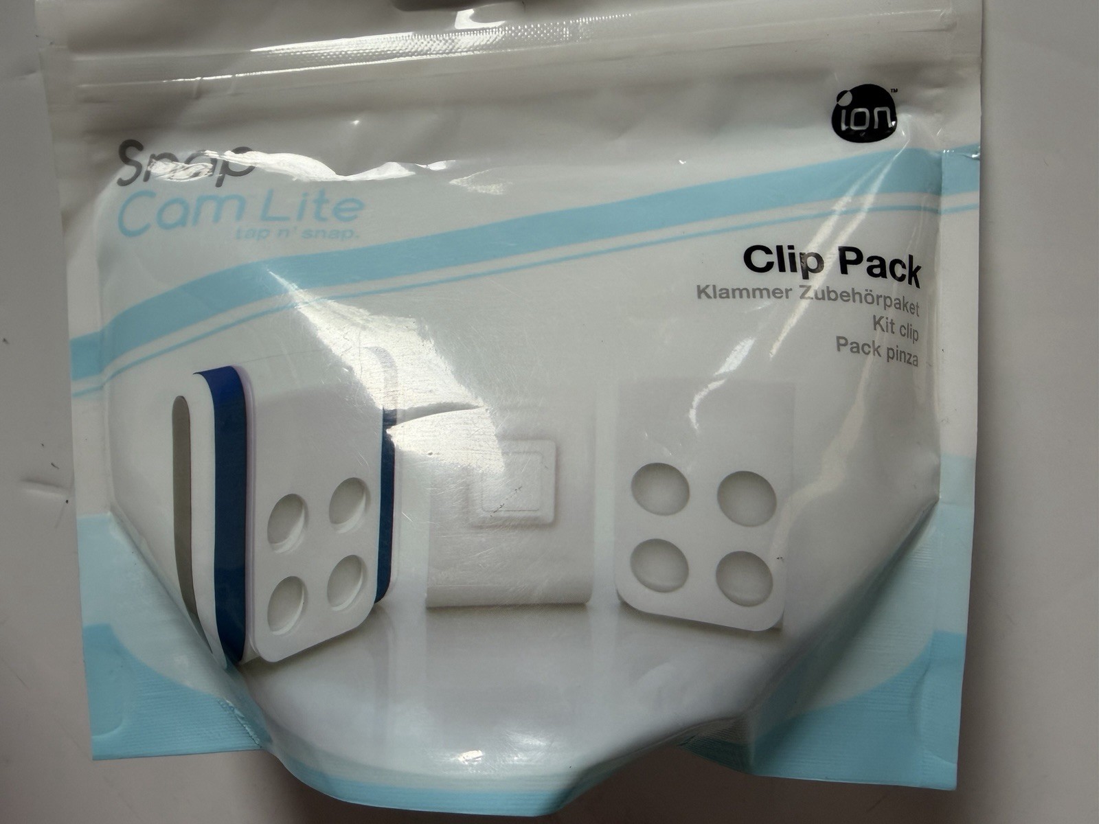 LOT OF 2 ion Snap Cam Lite tap n’ Snap Clip & Skinz Pack Only – no Camera