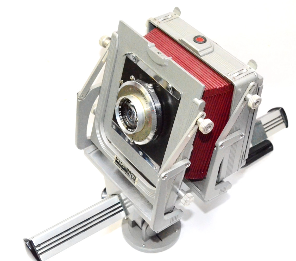 GRAPHIC VIEW 4X5 Camera w/Kodak Ektar 152mm f/4.5 Lens w/ 2 film holders