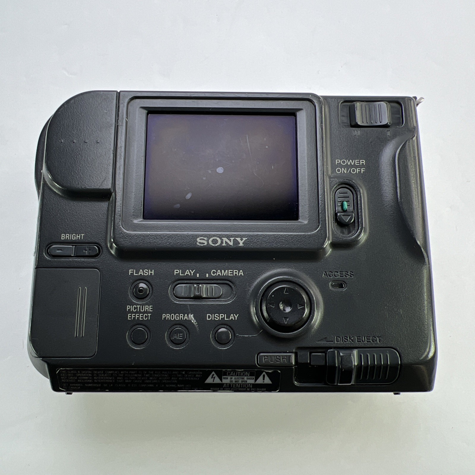 Sony Mavica MVC-FD75 Digital Camera with 3.5″ Floppy Vintage TESTED No Battery