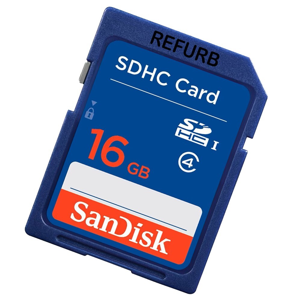 LOT 100 Genuine SanDisk 16GB Class 4 SD SDHC Flash Memory Card SDSDB-016G
