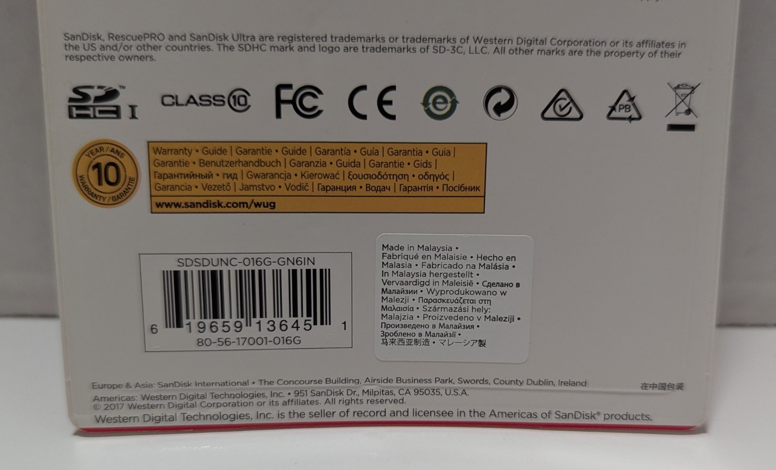 Sandisk Ultra 16GB SD cards for Camera Trail Camera Computers