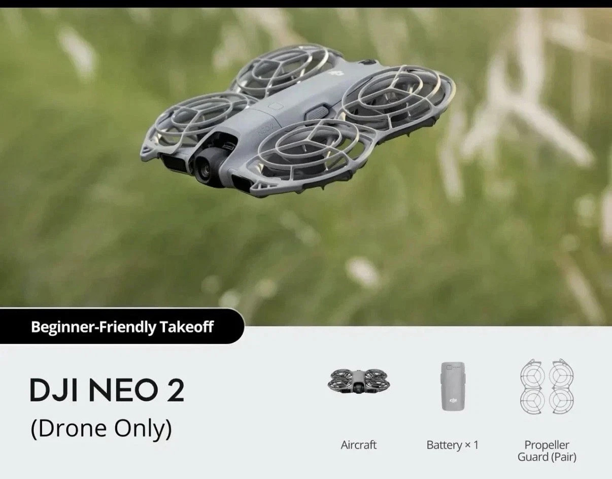 DJI Neo 2 Drone Only + 1 Battery Priority Mail 2-3 DAY SHIPS FROM USA TODAY L@@K