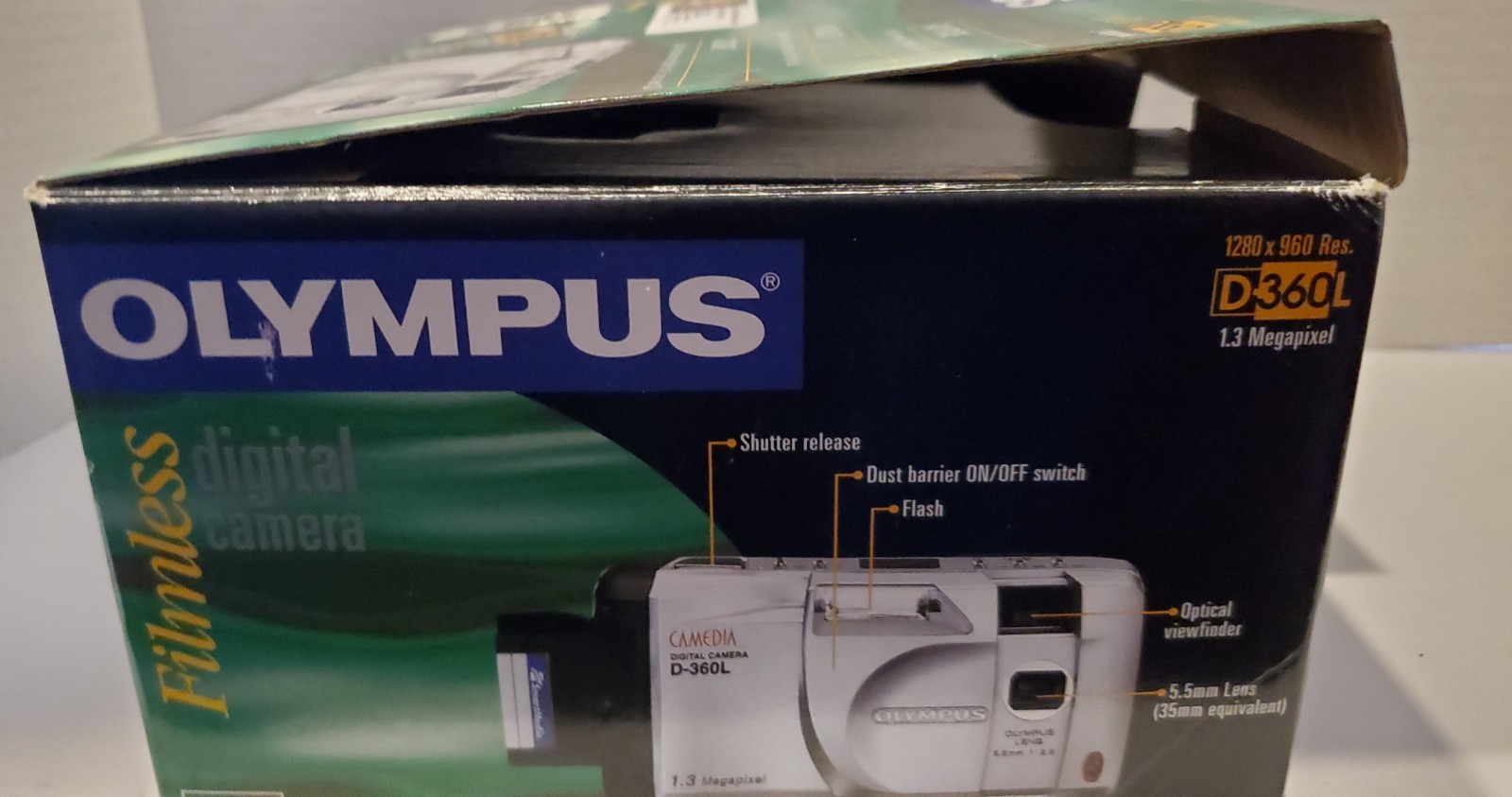 Olympus Camedia D-360L 1.3 Megapixel Digital Camera UNTESTED Without Memory Card