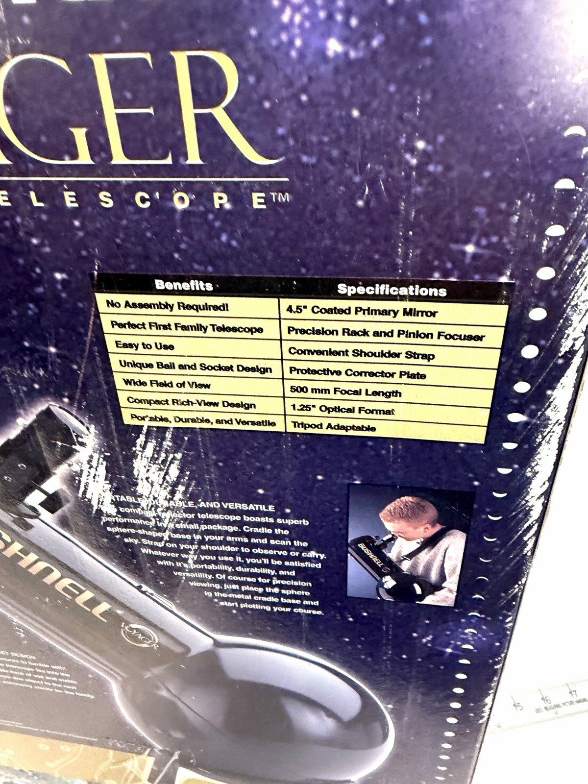 Bushnell Voyager Family Telescope 78-2010 Reflector Model