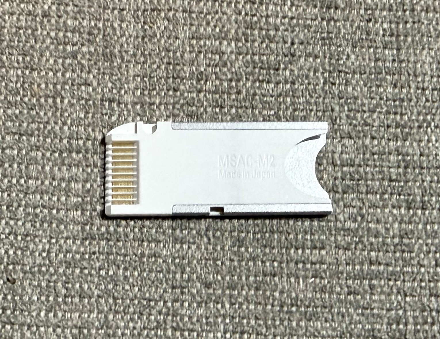 Sony Original MSAC-M2 Memory RARE Stick Duo Adapter Aluminum AUTHENTIC FREE S&H