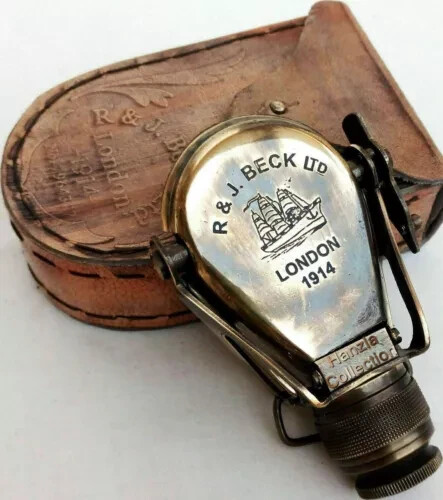 Monocular Binocular Telescope Vintage Antique Brass Nautical Spyglass working
