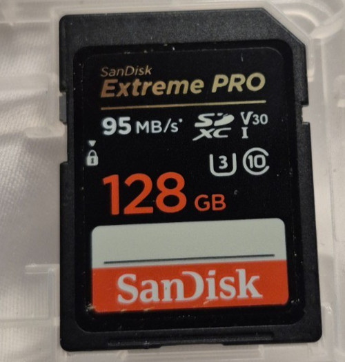 SanDisk 128GB Extreme PRO SD SDXC Card 95MB/s Class 10 UHS-1 U3 4K Memory