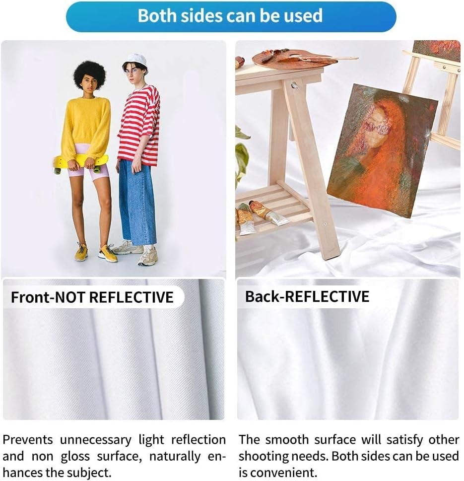 Seamless White Backdrop 10×12 ft Photography Screen]
