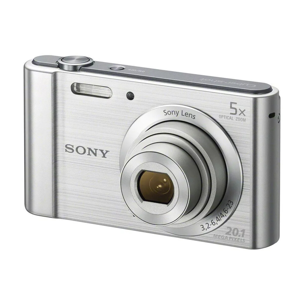 Sony Cyber-shot DSC-W800 20.1 MP 5x Optical Zoom Digital Camera Silver/ Black