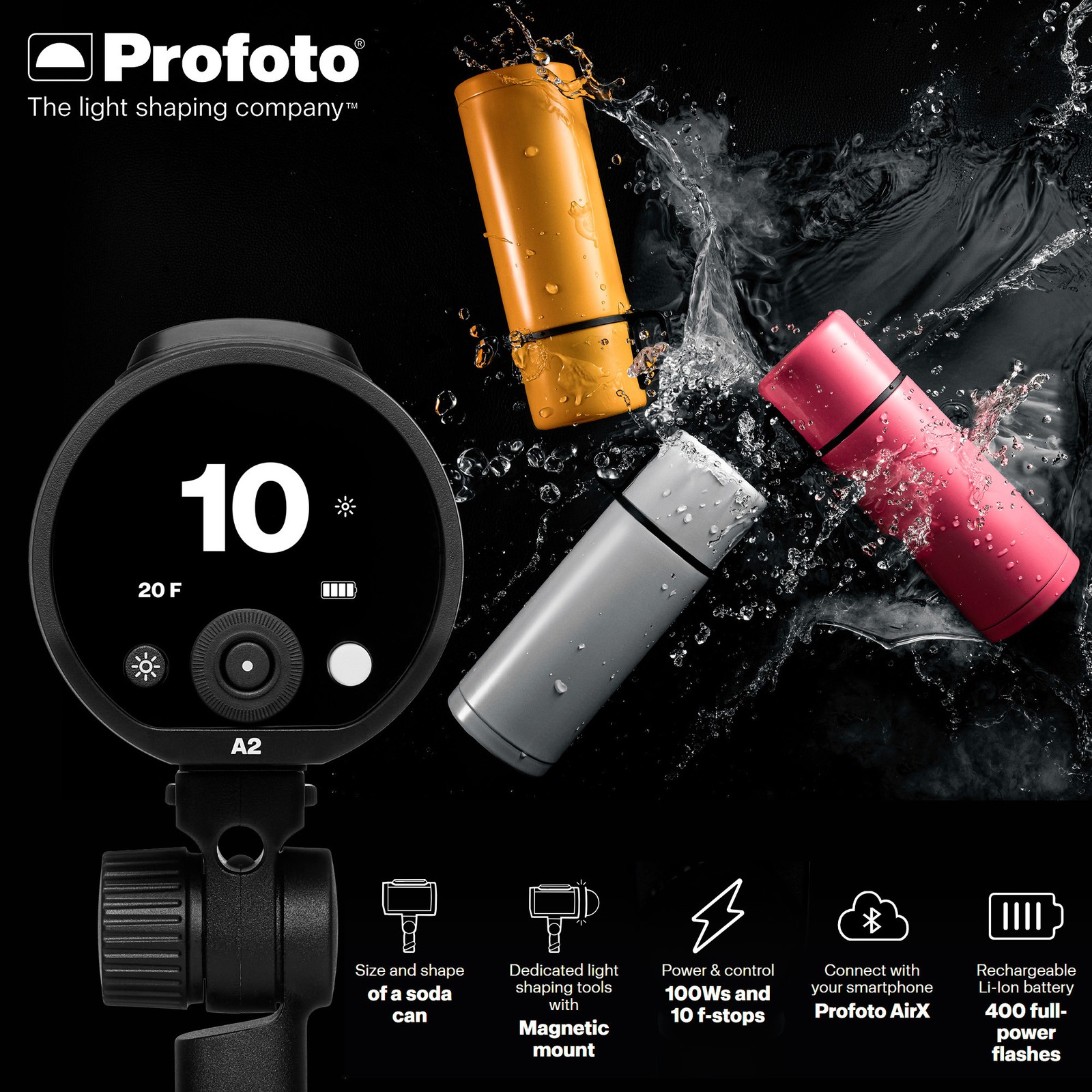 Profoto A2 Monolight and Profoto Connect Pro for Canon Bundle
