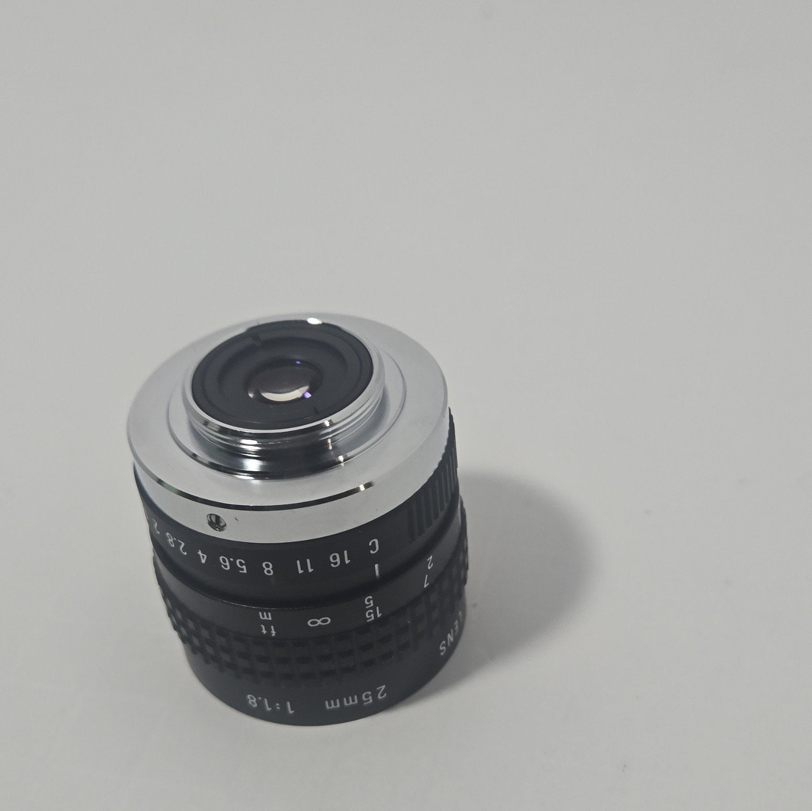 Pentax Cosmicar 25mm f/1.8 C-Mount Lens Machine Vision CCTV Made in Japan