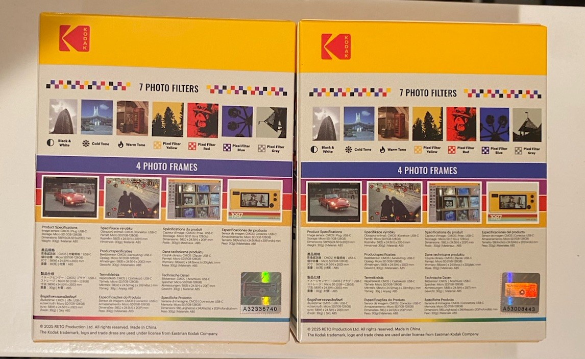 Kodak Charmera 1987 Keychain Blind Box Brand New Sealed