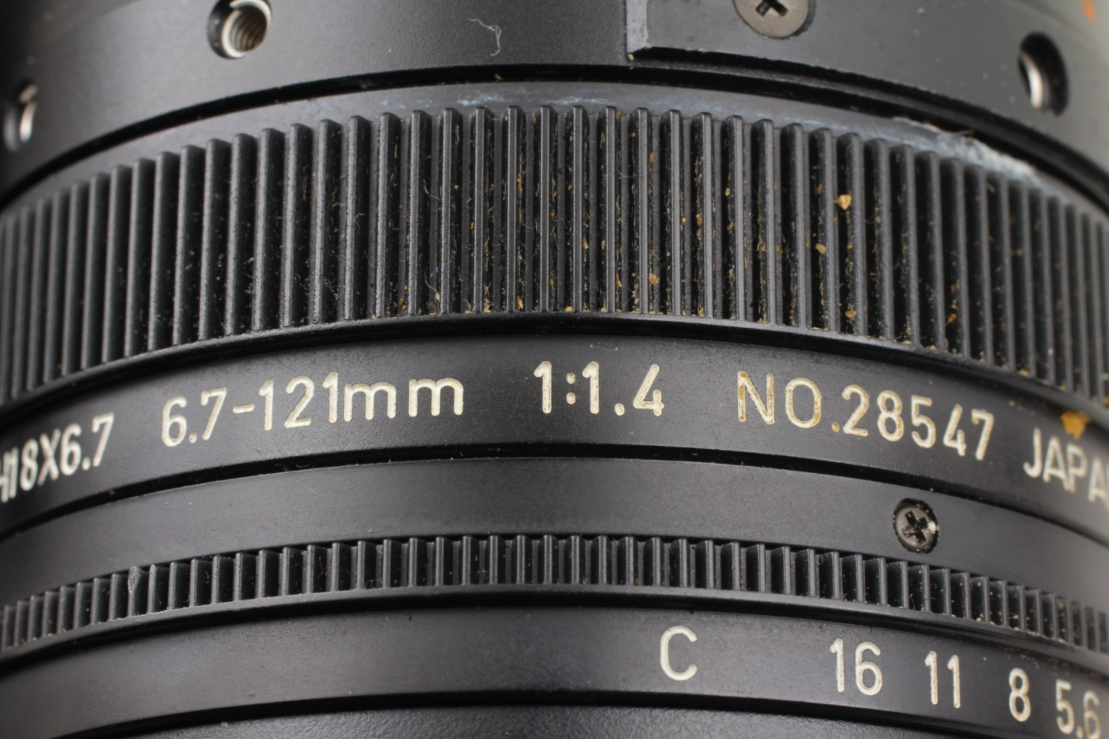 [EXC+5] Canon YH18x6.7 KRS 6.7-121mm f/1.4 TV Zoom Lens for 1/2 inch from Japan