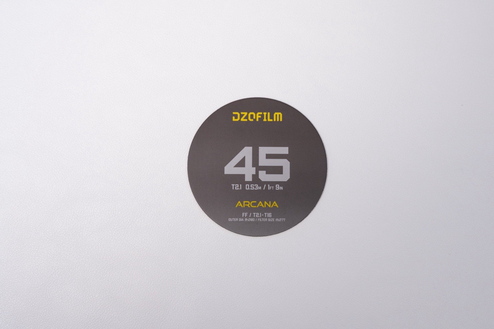 DZOFilm Arcana 45mm Anamorphic Prime Lens (ARRI PL, Titanium)