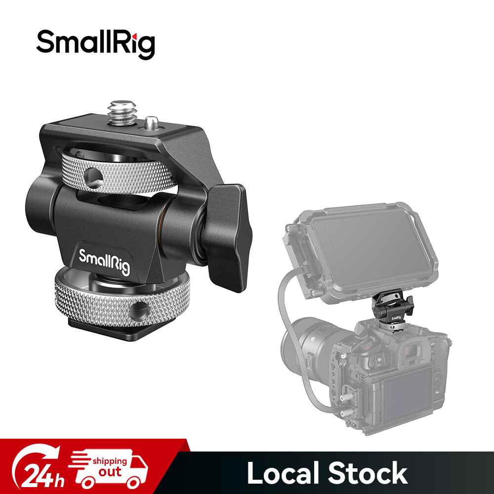 SmallRig Monitor Mount Swivel Cold Shoe Mount Holder for 5″ and 7″ Monitor-2905B