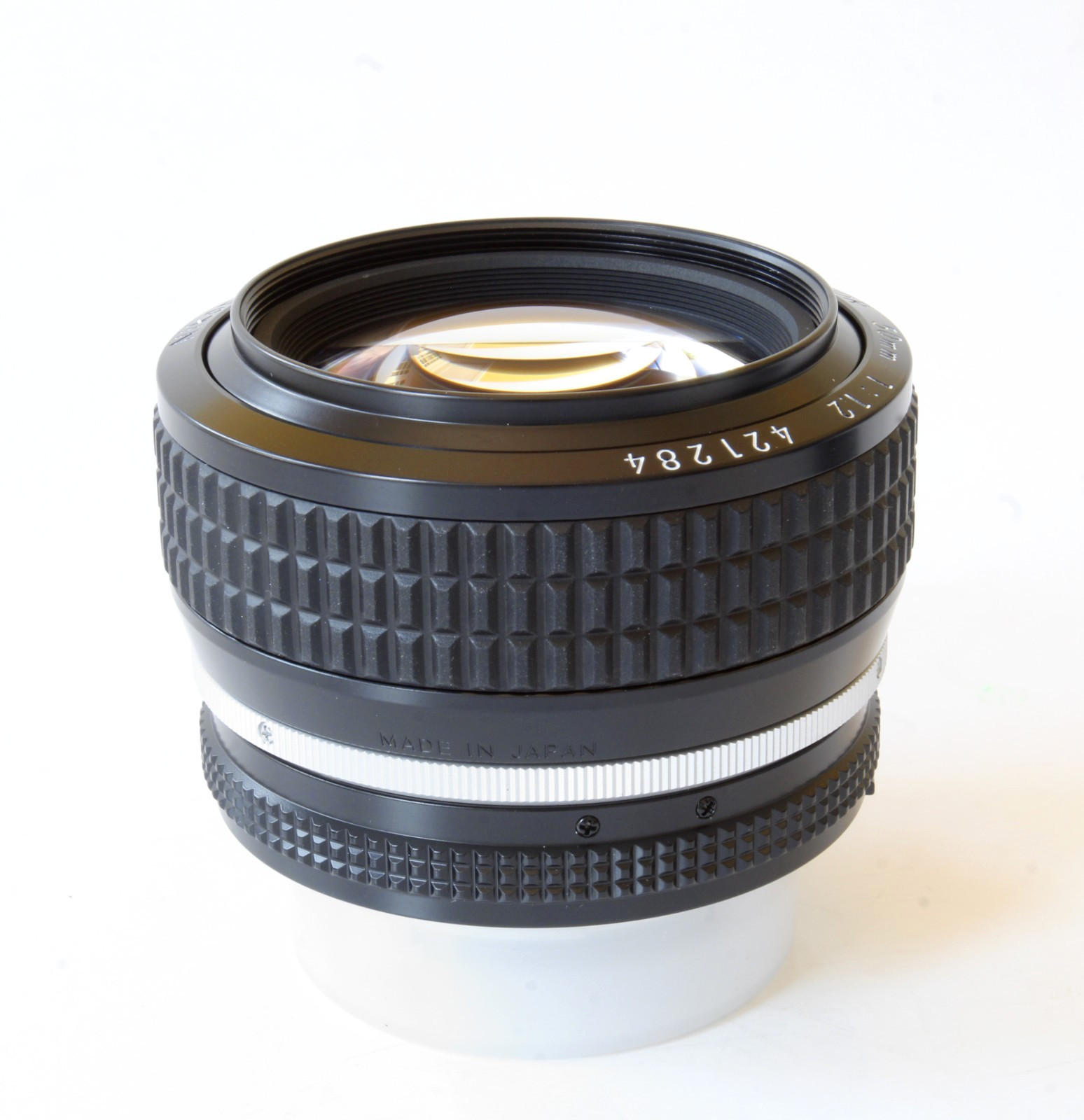 Late Nikkor 50mm f/1.2 MF AI-S (serial 421284) w/box, inst, guarantee card