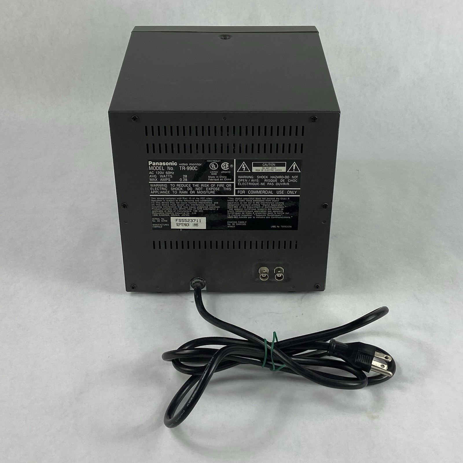 Panasonic TR-990C Video Monitor FS5523711